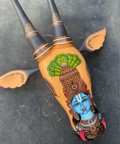 Vishnu Wooden Cow Head