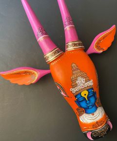 Vittal Wooden Cow Head
