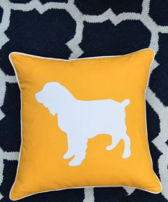 Your Pet On A Cushion - Yellow